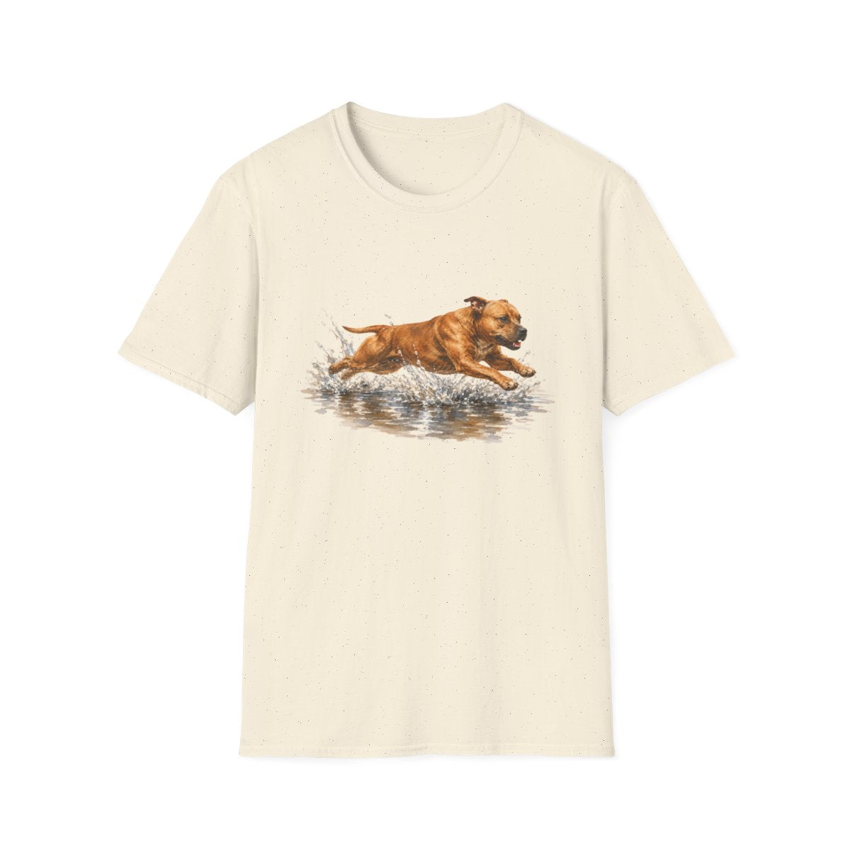 No Puddle Left Behind Staffordshire Bull Terrier Tee