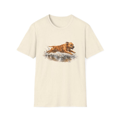 No Puddle Left Behind Staffordshire Bull Terrier Tee