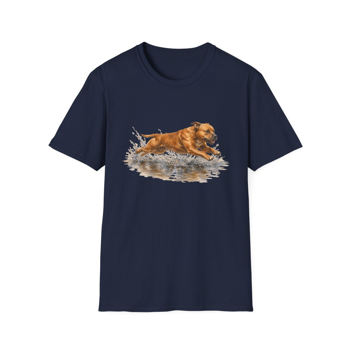 No Puddle Left Behind Staffordshire Bull Terrier Tee