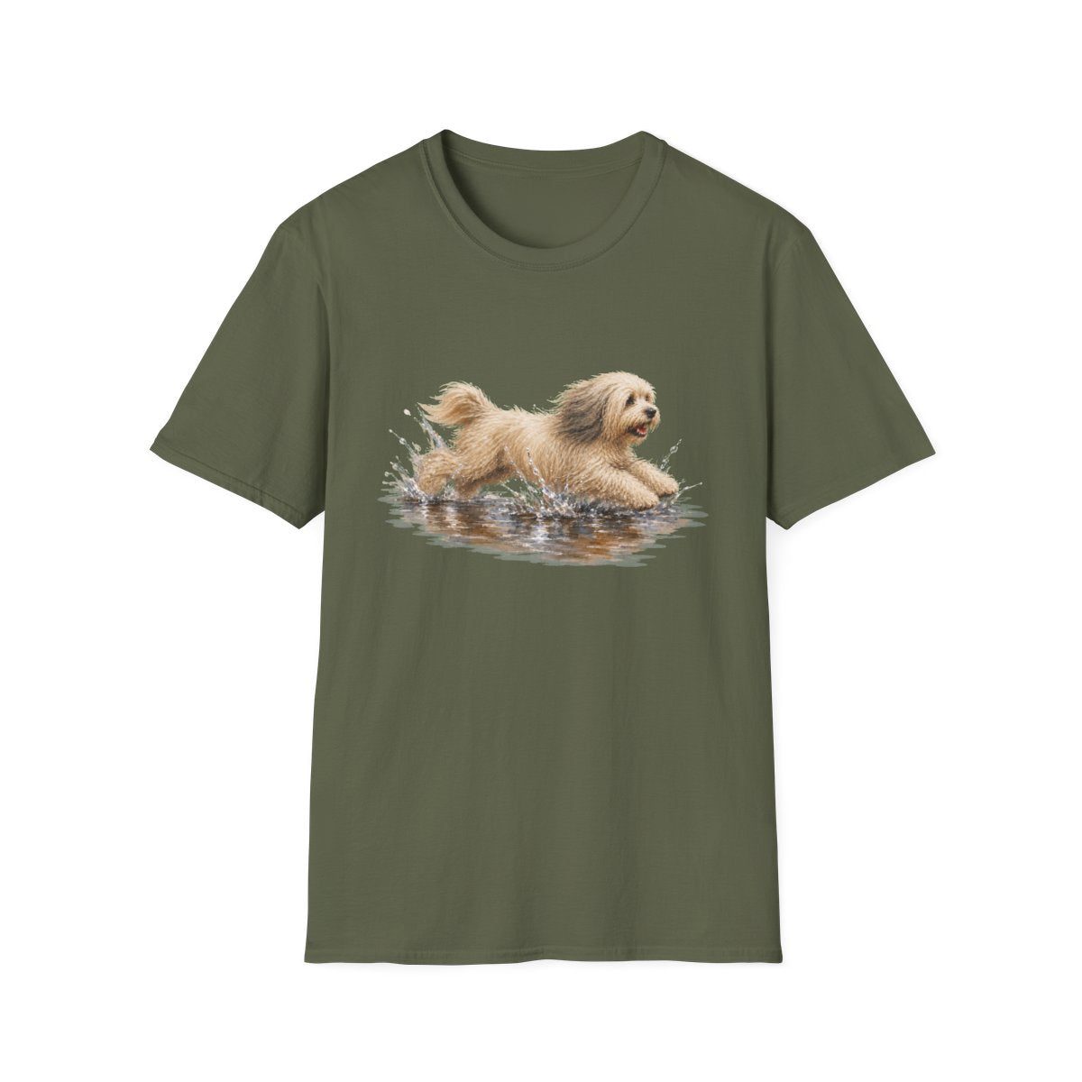 No Puddle Left Behind Tibetan Terrier Tee