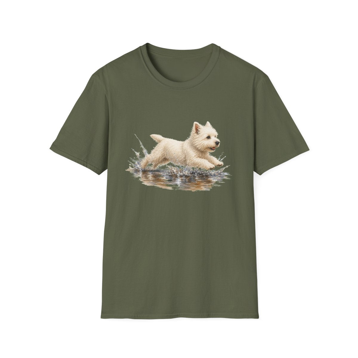 No Puddle Left Behind Westie Tee