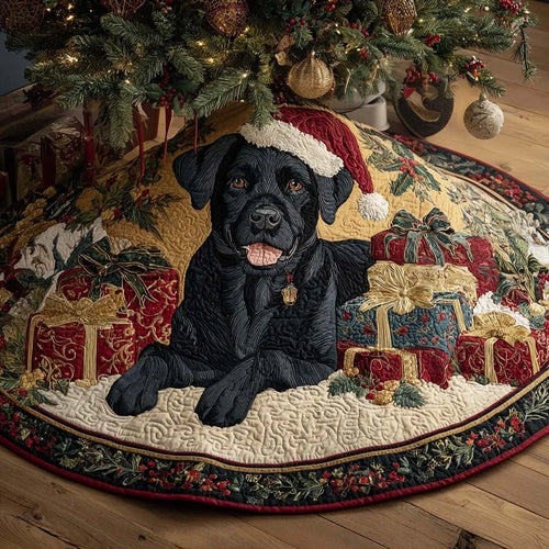 Noble Cheer Christmas Quilted Tree Skirt