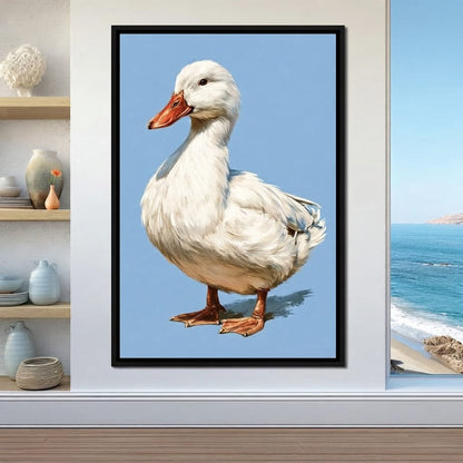 Noble Duck Standing Tall Canvas Wall Art