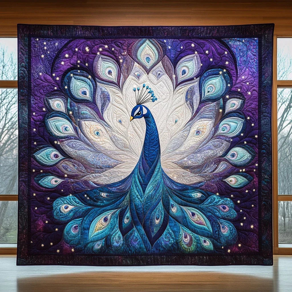 Noble Peacock Quilt Blanket