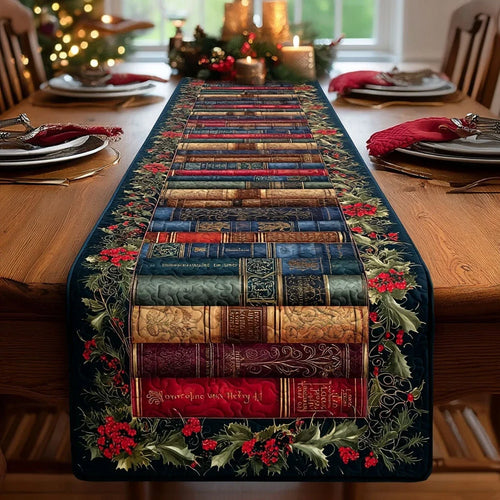 Nordic Bookway Quilted Table Runner