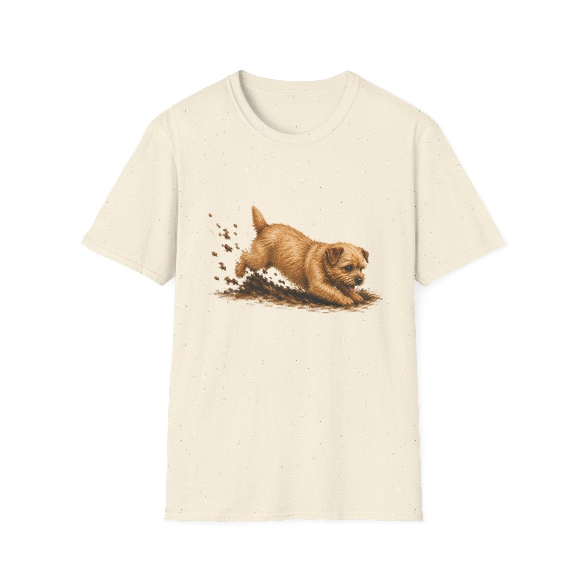 Norfolk Terrier Excavating Mode On Tee
