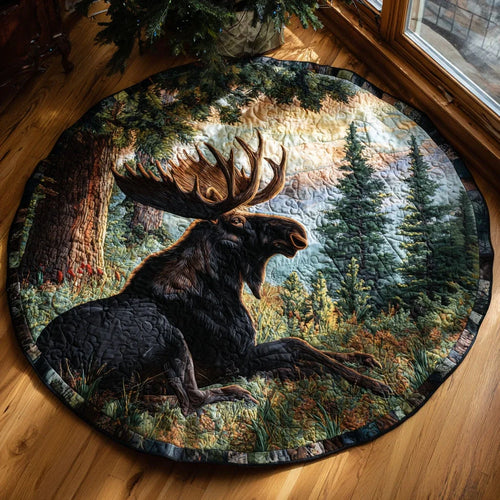 Northern King Quilted Round Mat