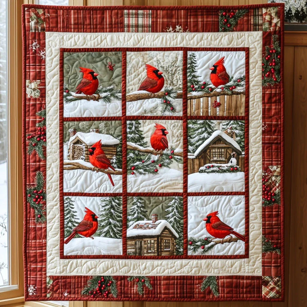 Northern Red Quilt Blanket