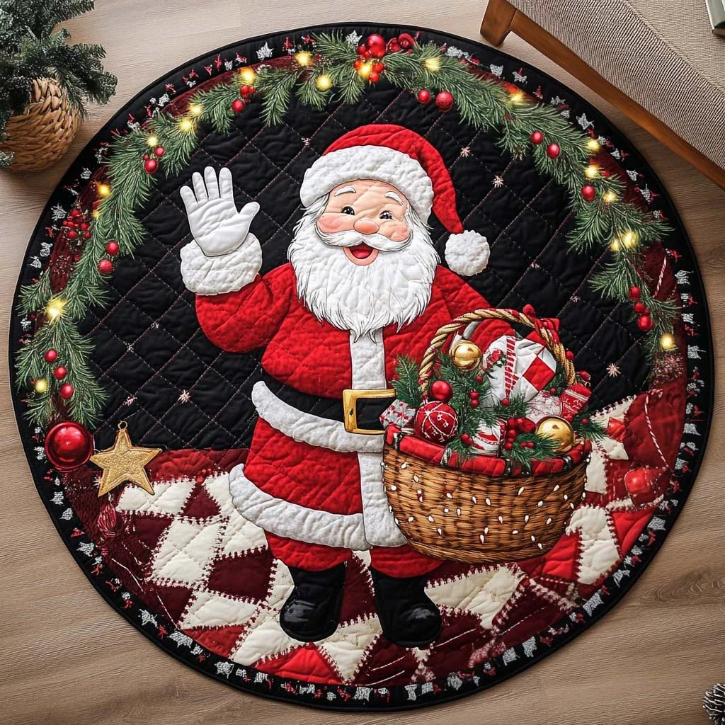Northern Sparkle Quilted Round Mat