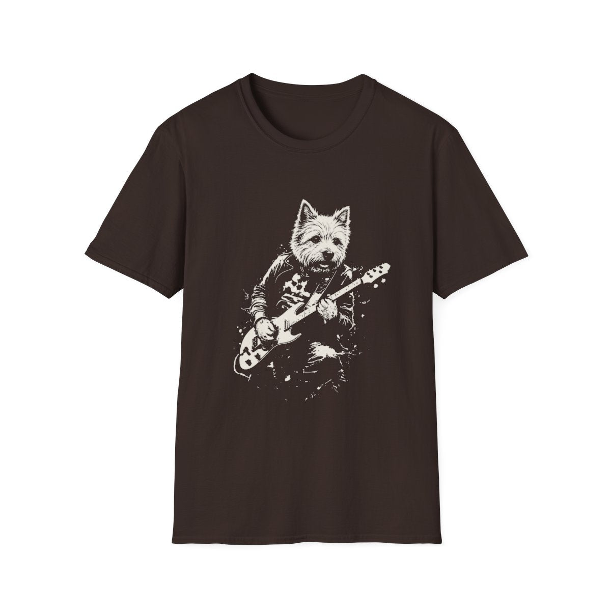 Norwich Terrier Rocking Guitar Tee