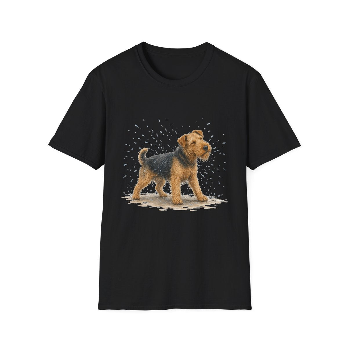 Not A Fan Of Bath Time Airedale Terrier Tee