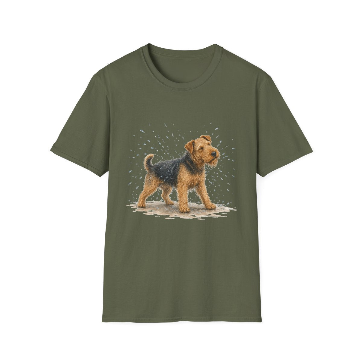 Not A Fan Of Bath Time Airedale Terrier Tee