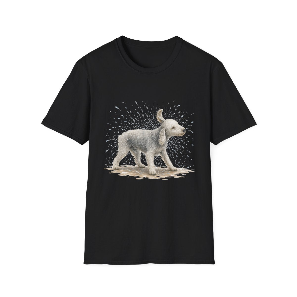 Not A Fan Of Bath Time Bedlington Terrier Tee