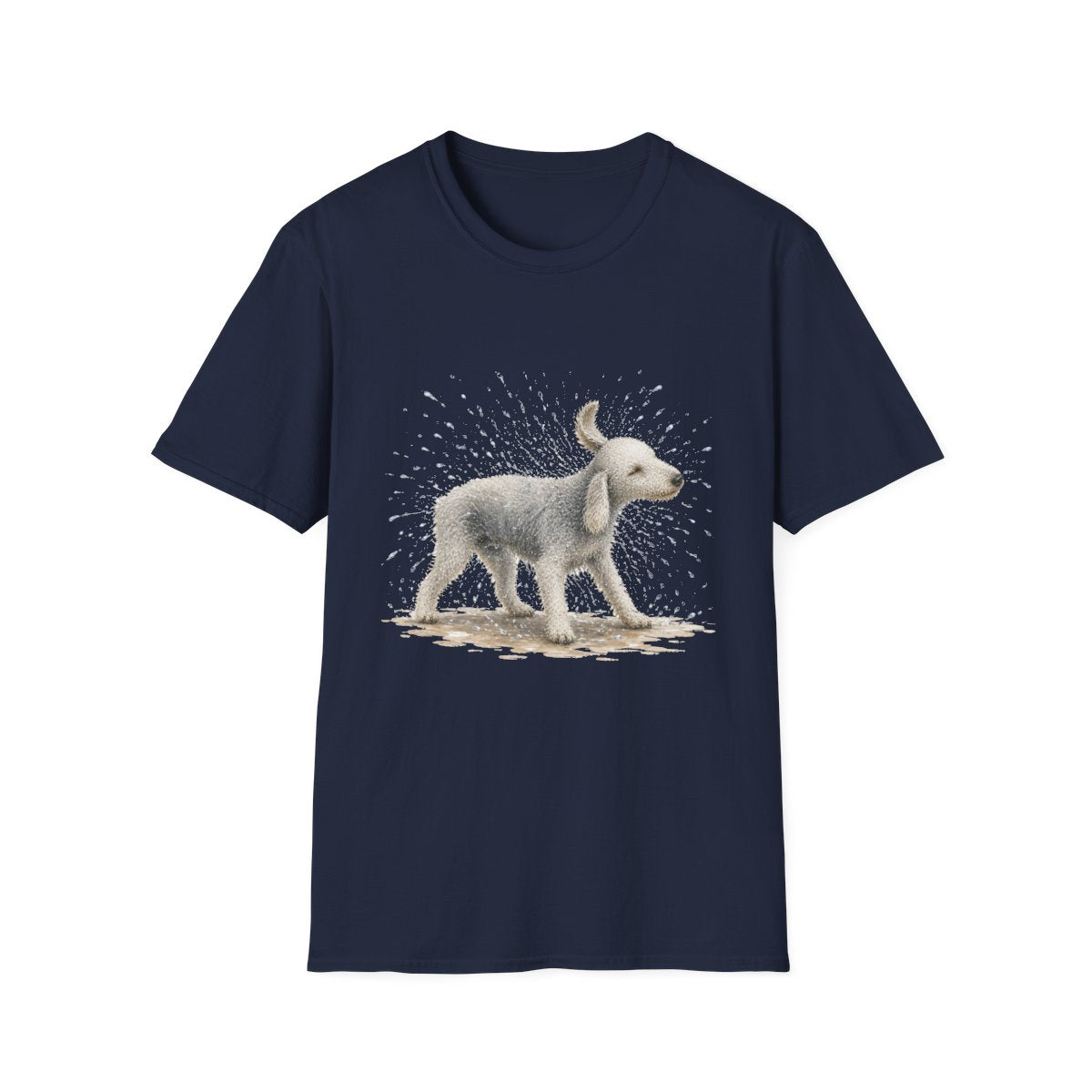 Not A Fan Of Bath Time Bedlington Terrier Tee