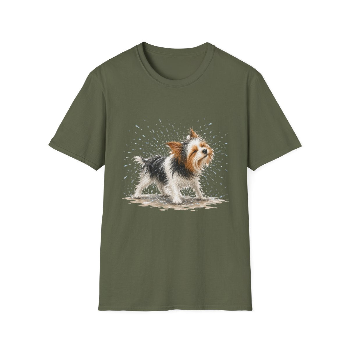 Not A Fan Of Bath Time Biewer Terrier Tee