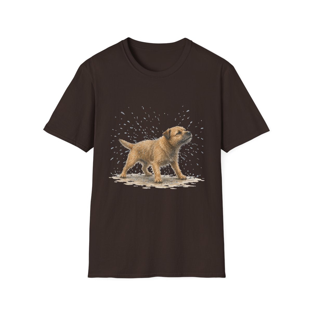 Not A Fan Of Bath Time Border Terrier Tee