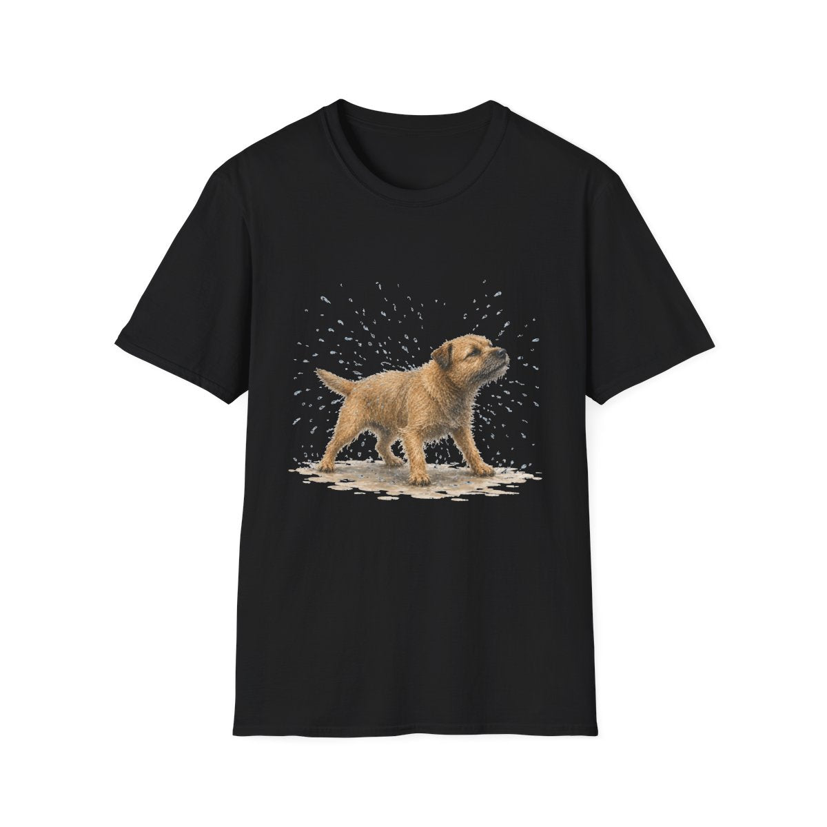 Not A Fan Of Bath Time Border Terrier Tee