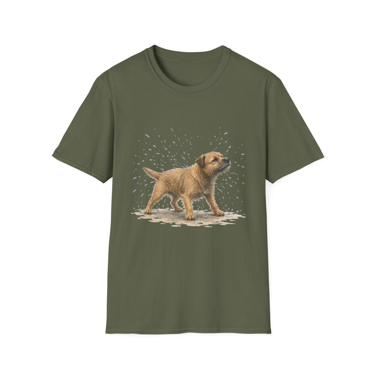 Not A Fan Of Bath Time Border Terrier Tee