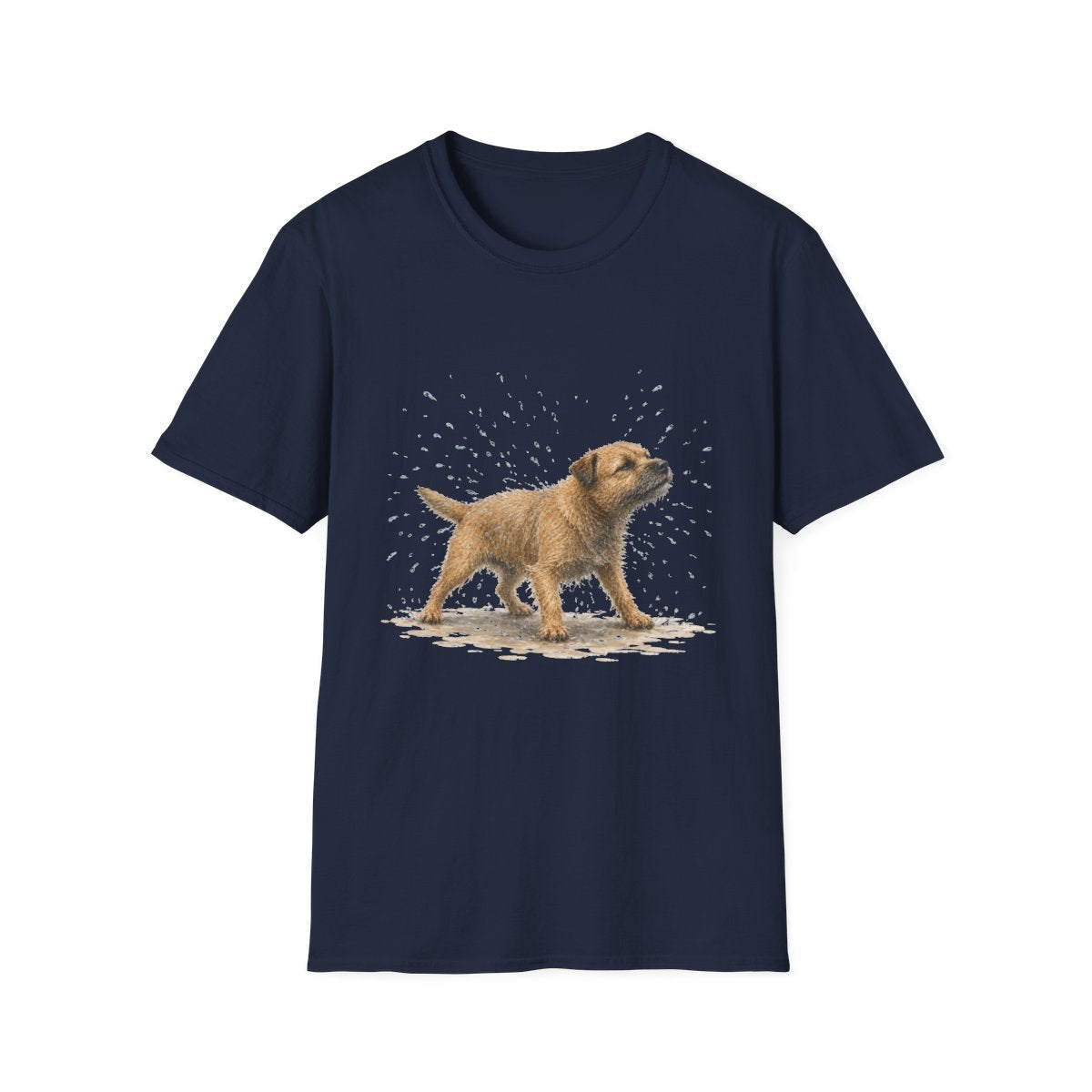 Not A Fan Of Bath Time Border Terrier Tee