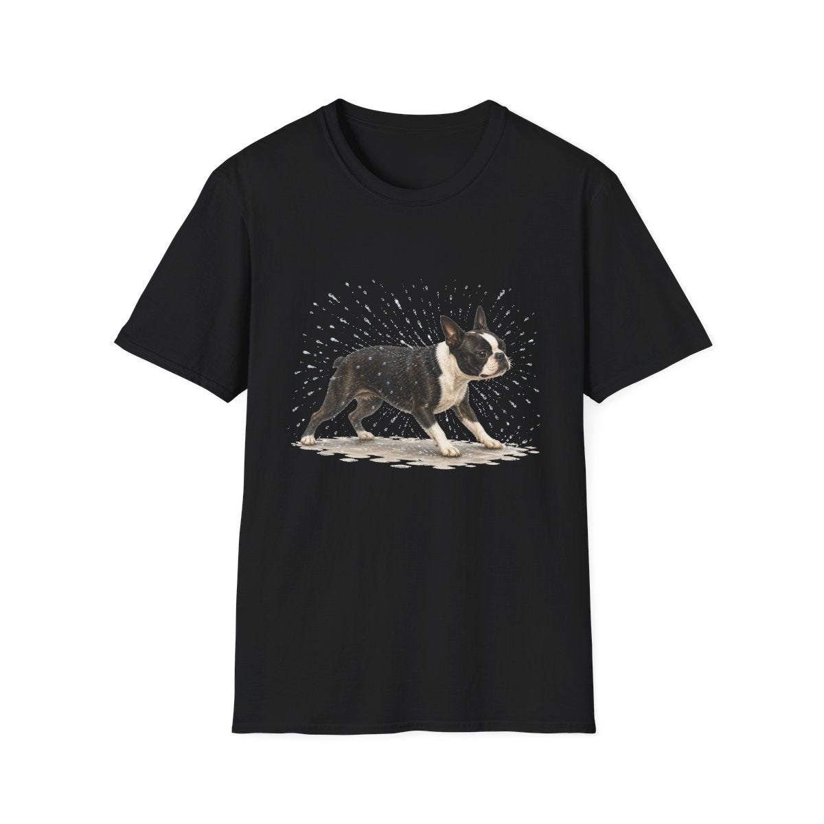 Not A Fan Of Bath Time Boston Terrier Tee