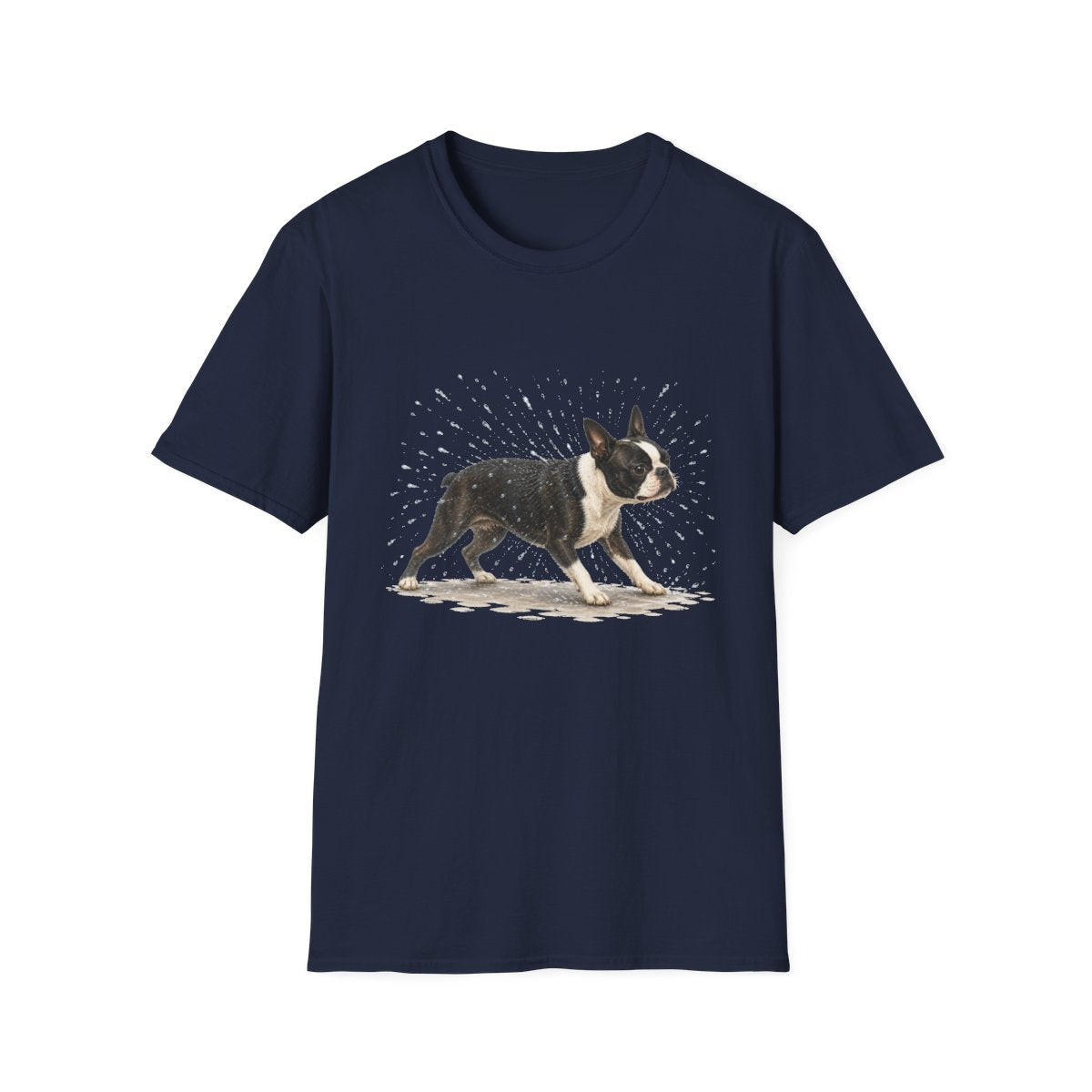 Not A Fan Of Bath Time Boston Terrier Tee
