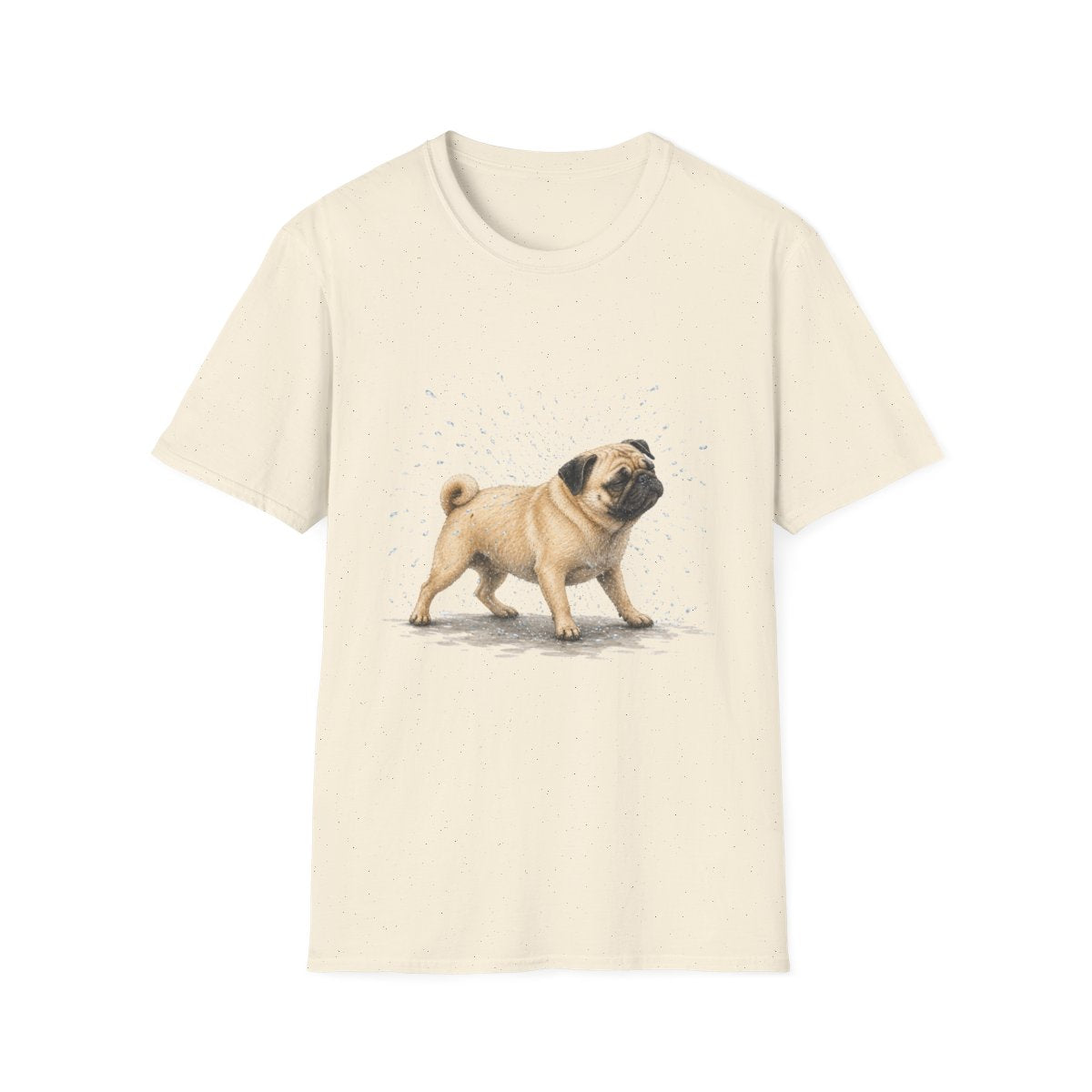 Not A Fan Of Bath Time Pug Tee