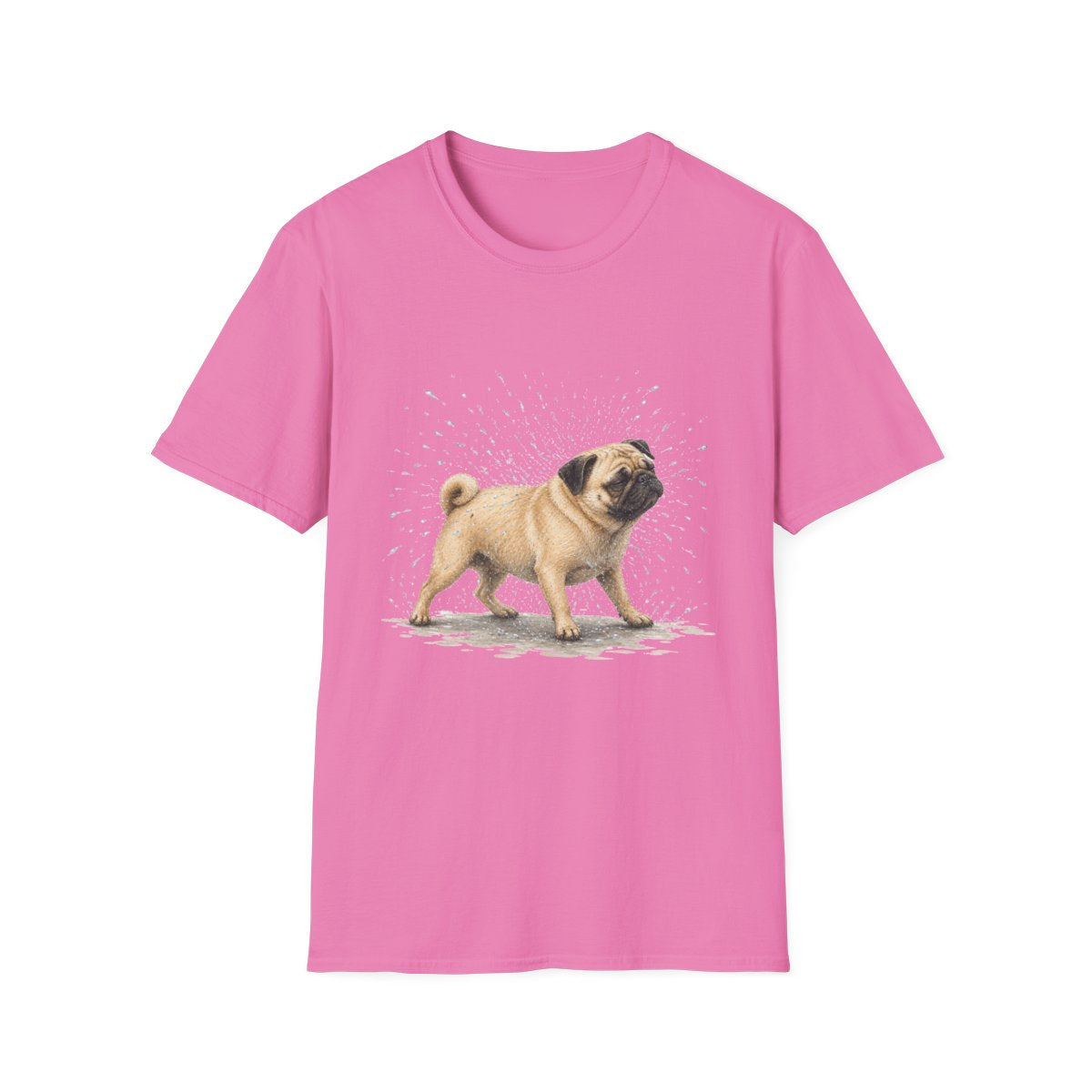 Not A Fan Of Bath Time Pug Tee