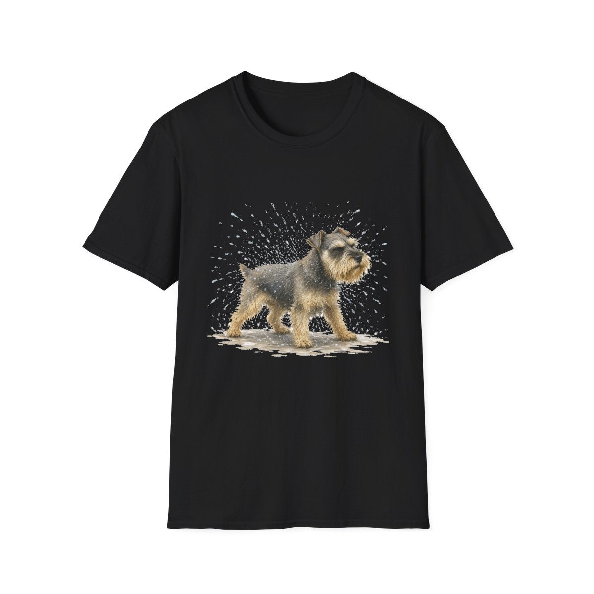Not A Fan Of Bath Time Schnauzer Tee