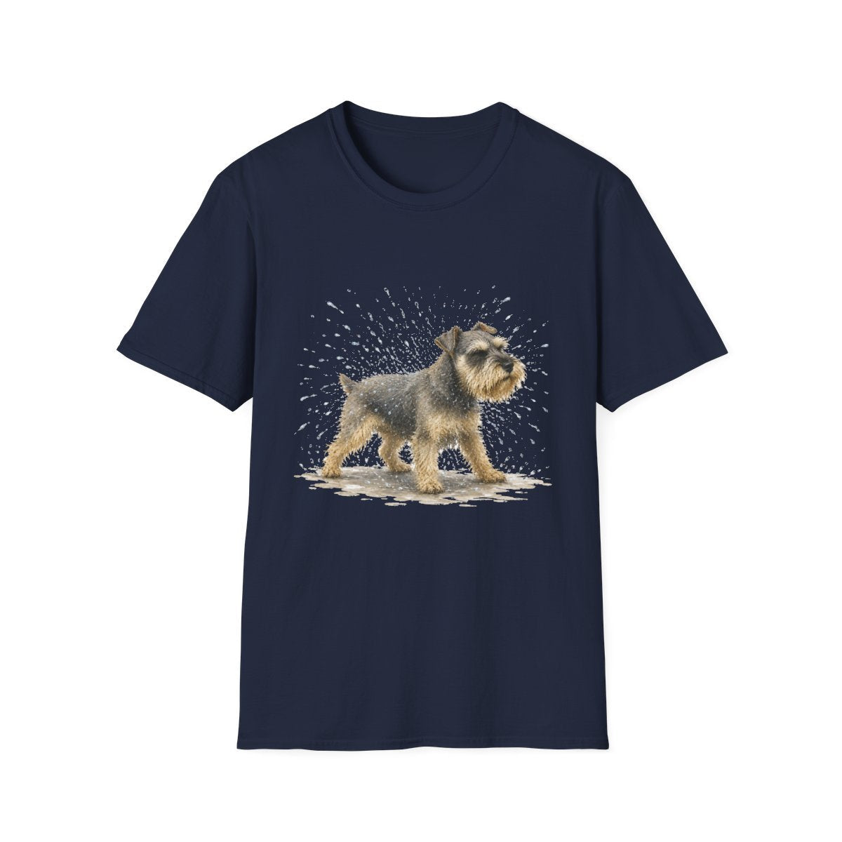 Not A Fan Of Bath Time Schnauzer Tee