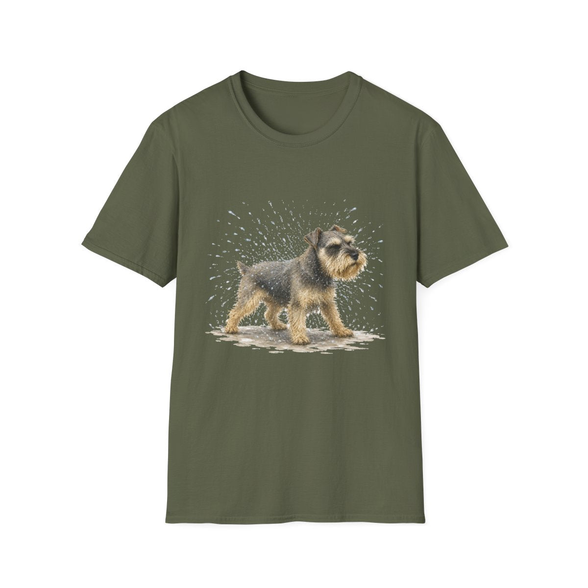 Not A Fan Of Bath Time Schnauzer Tee