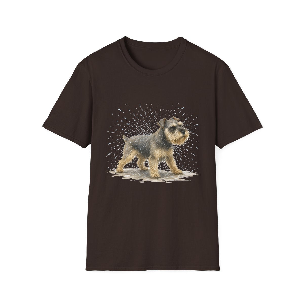 Not A Fan Of Bath Time Schnauzer Tee