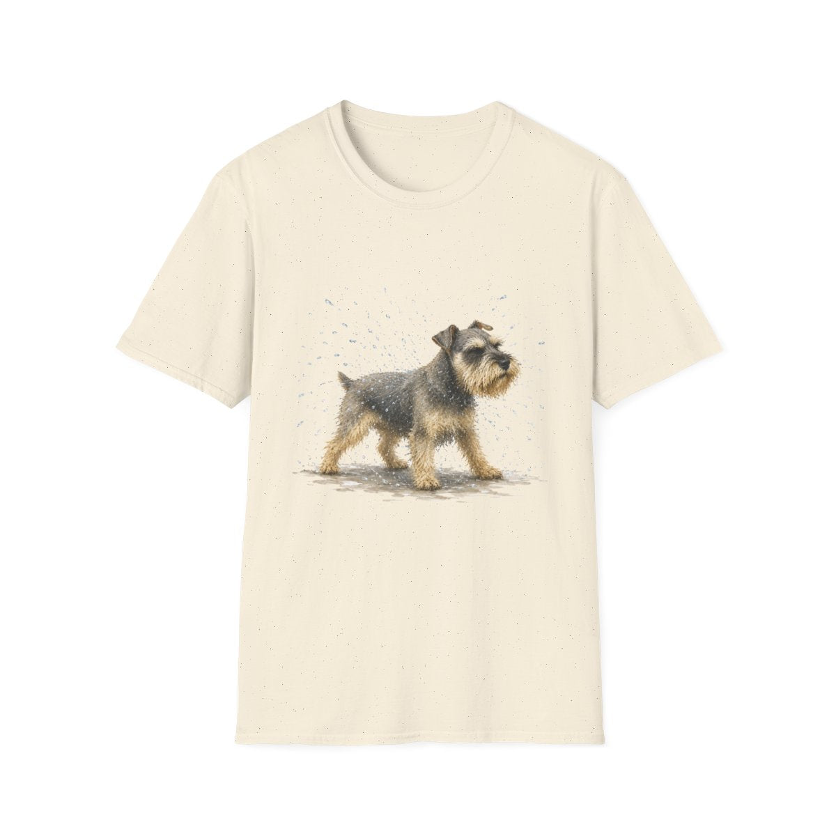 Not A Fan Of Bath Time Schnauzer Tee