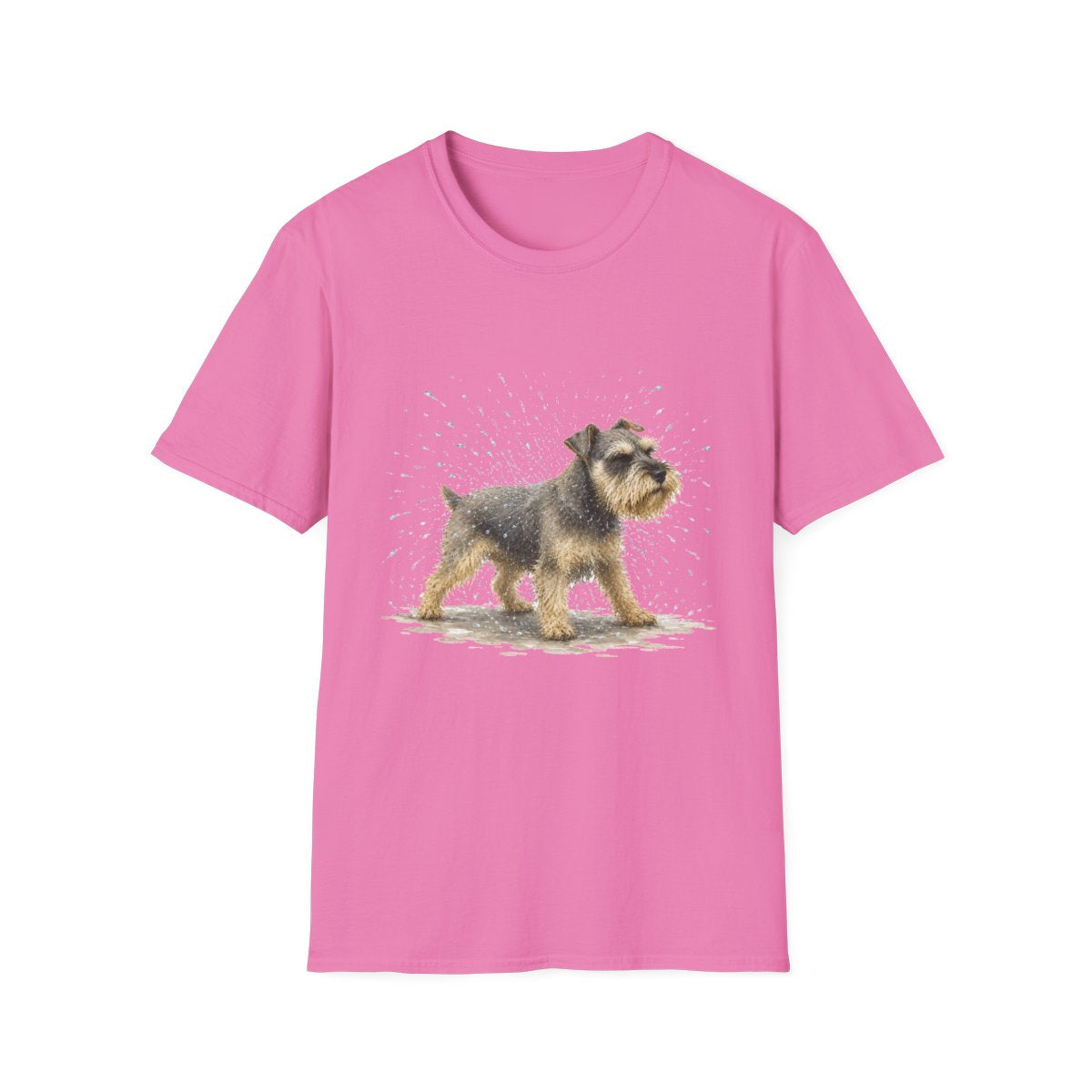 Not A Fan Of Bath Time Schnauzer Tee