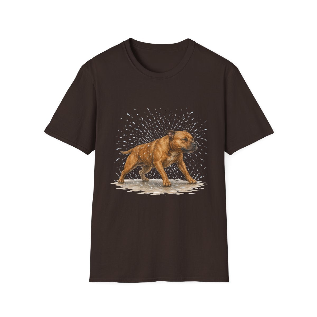 Not A Fan Of Bath Time Staffordshire Bull Terrier Tee