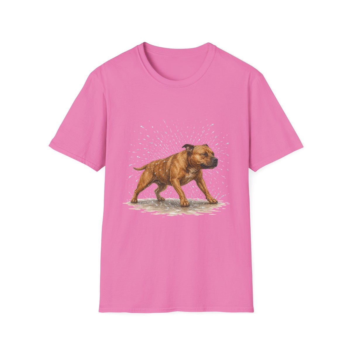Not A Fan Of Bath Time Staffordshire Bull Terrier Tee