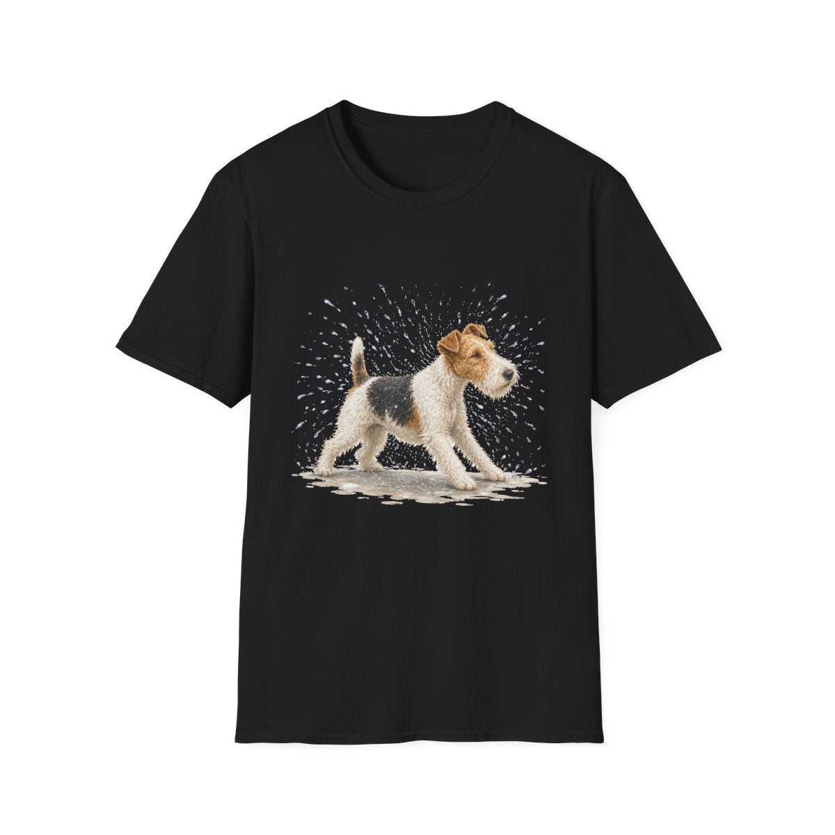 Not A Fan Of Bath Time Wire Fox Terrier Tee
