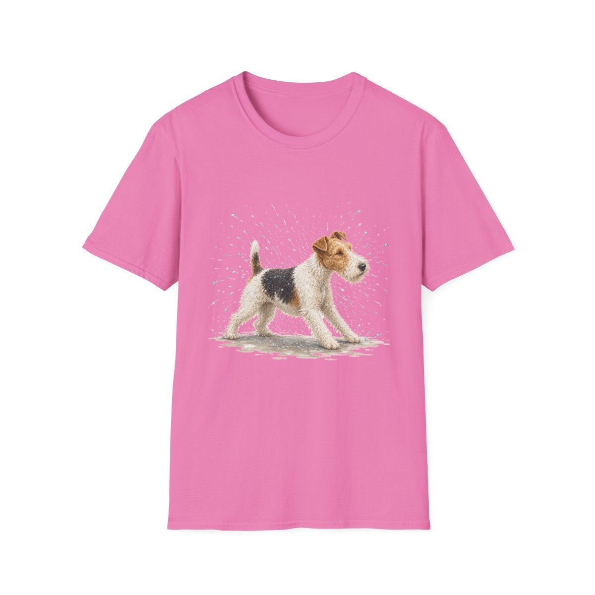 Not A Fan Of Bath Time Wire Fox Terrier Tee