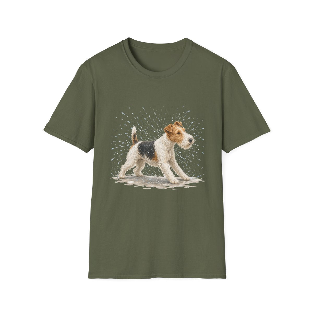 Not A Fan Of Bath Time Wire Fox Terrier Tee