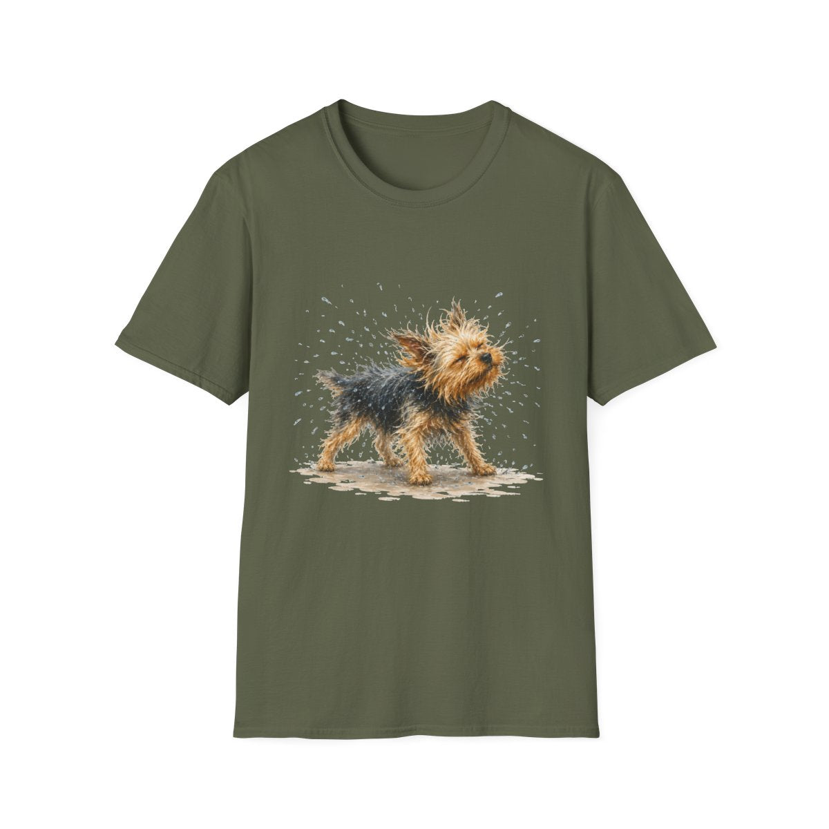 Not A Fan Of Bath Time Yorkie Tee