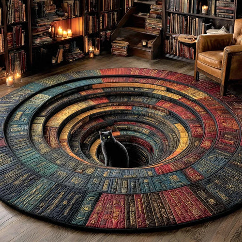 Novel Nest Quilted Round Mat