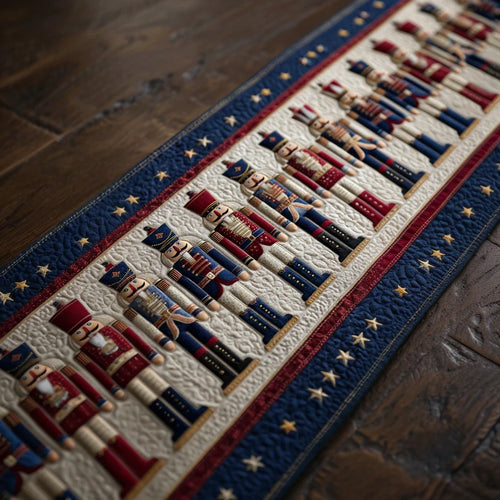 Nutcracker Delight Quilted Table Runner
