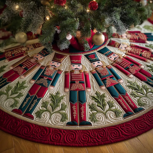 Nutcracker Magic Christmas Christmas Quilted Tree Skirt