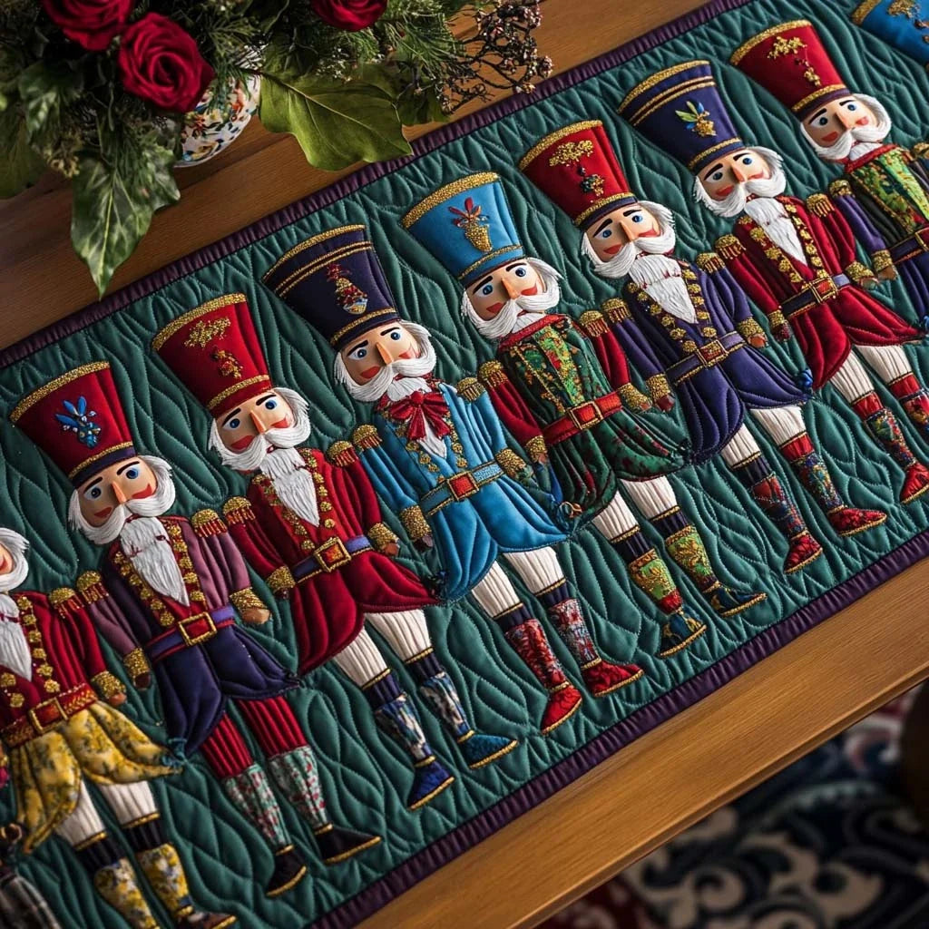 Nutcracker Pride Quilted Table Runner