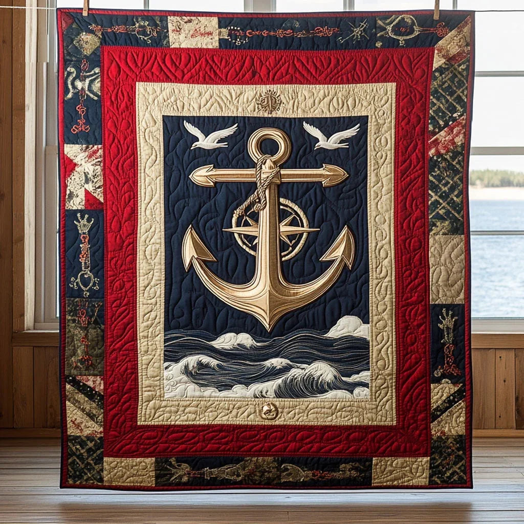 Ocean Crest Quilt Blanket