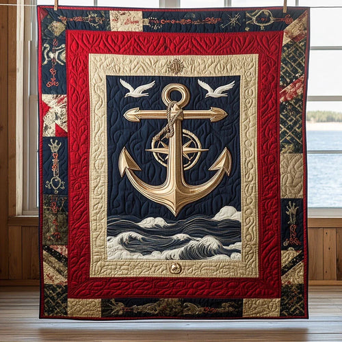 Ocean Crest Quilt Blanket