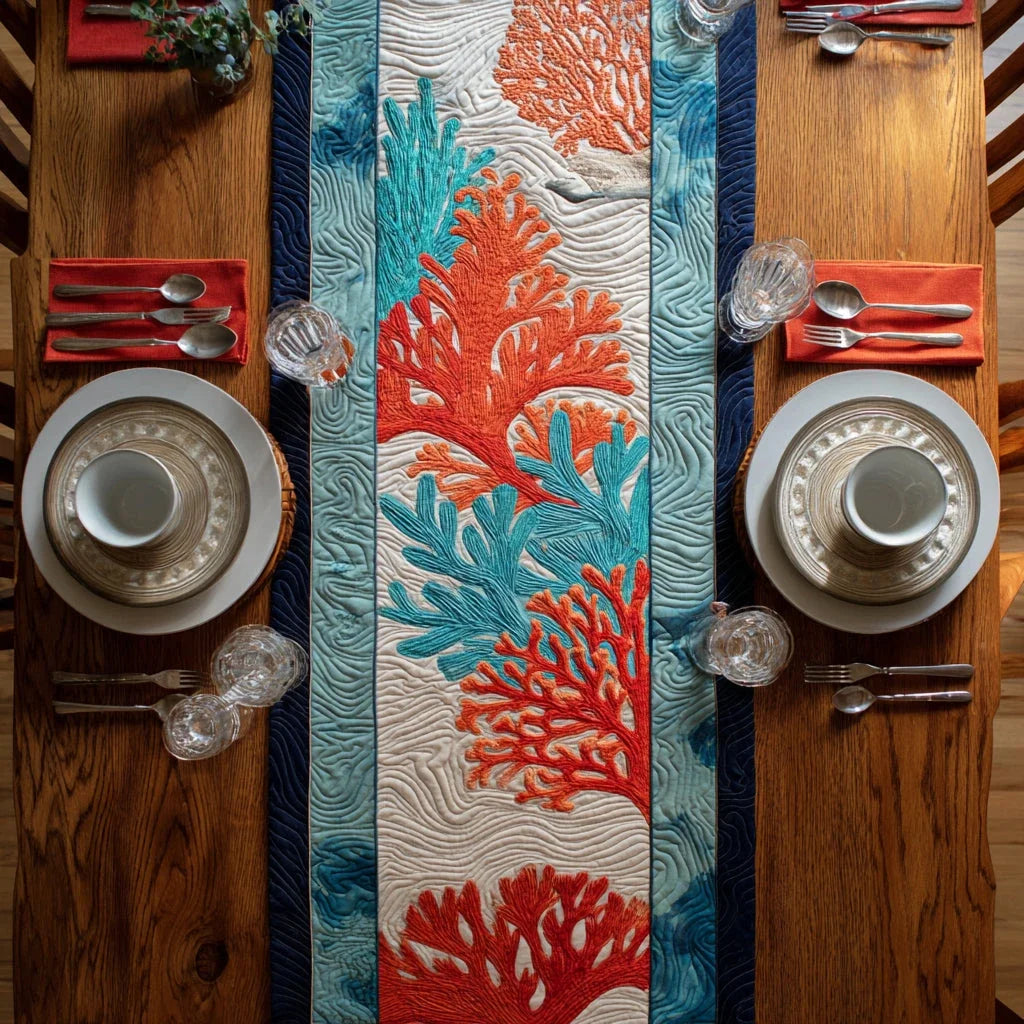 Ocean Explorer Quilted Table Runner