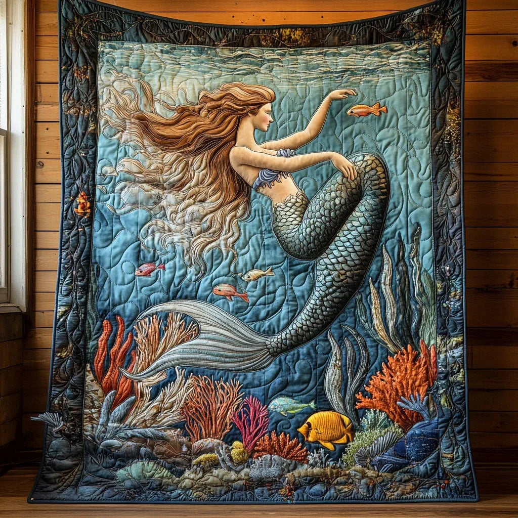 Ocean Muse Quilt Blanket