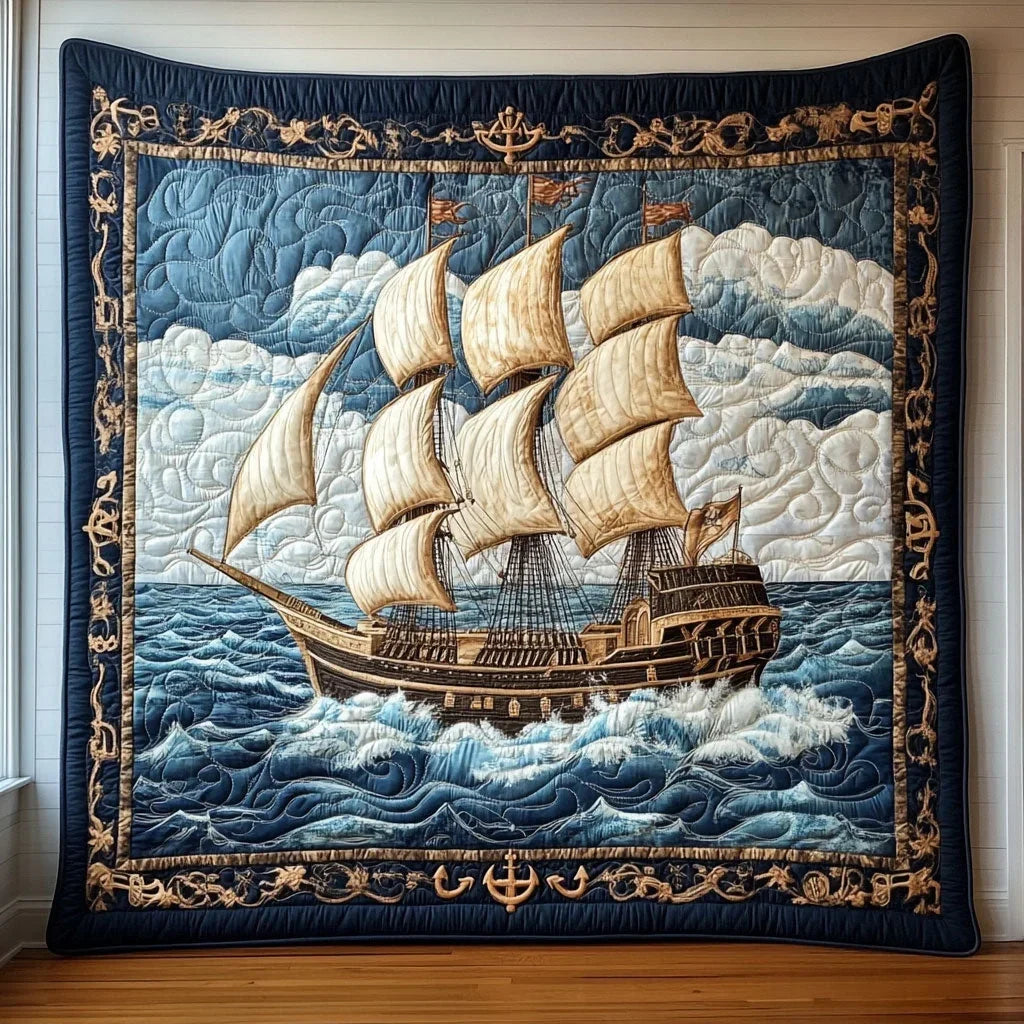 Ocean Raider Quilt Blanket