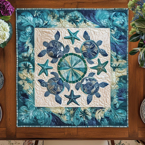Ocean Wanderer Quilted Table Topper