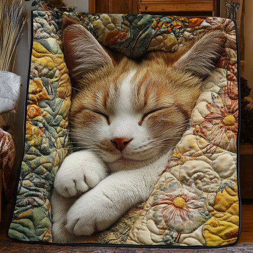 Old-Soul Kitty Quilt Blanket